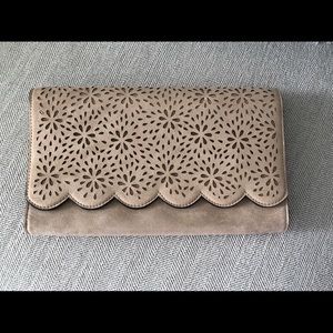 Aldo large tan coloured crossbody / clutch